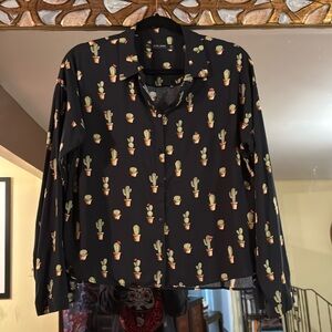 Zara shirt viscose small size